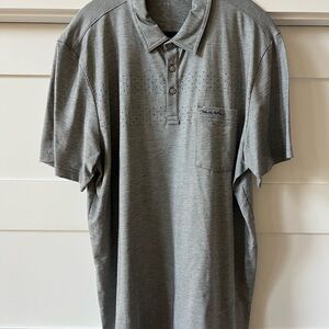 Travis Mathew Charcoal Polo Shirt